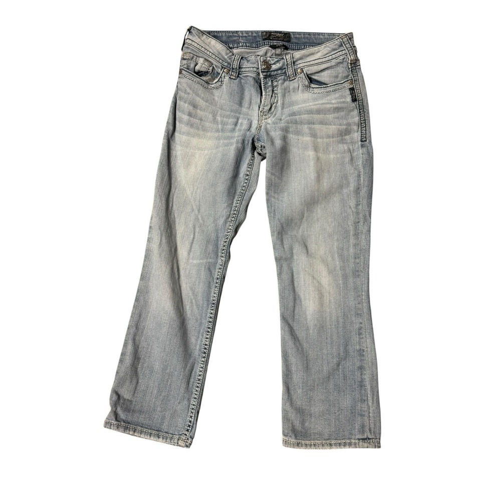 Silver Suki Capri Jeans‎ Size 29 Light Wash